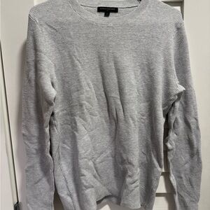 Banana Republic Light Gray Crewneck Sweater